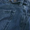 Adjustable Waist Low-Rise Dark Wash Baggy Jeans