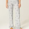 Always Cozy Knit Foldover Waist Flare Pants