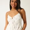 Asymmetrical Hem Chiffon Mini Dress