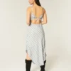 Asymmetrical Hem Midi Dress