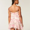 Asymmetrical Hem Mini Dress