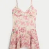 Asymmetrical Hem Mini Dress