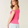 Asymmetrical Off-the-Shoulder Top