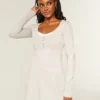 Babydoll Sweater Mini Dress