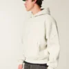 Baggy Cinch Star Applique Hoodie