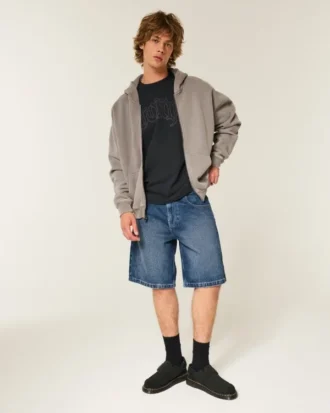 Baggy Denim Shorts