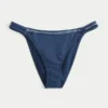Beaded Double-Strap Cheeky Bikini Bottom