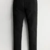 Black No Fade Athletic Skinny Jeans