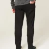 Black No Fade Athletic Skinny Jeans