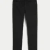Black No Fade Athletic Skinny Jeans