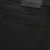 Black No Fade Athletic Skinny Jeans