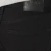 Black No Fade Slim Straight Jeans