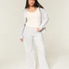 Bow Graphic Wide-Leg Sweatpants Bow Graphic Wide-Leg Sweatpants