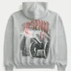 Boxy Arsenal FC Graphic Hoodie