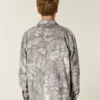 Boxy Camo Flannel Shirt