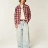 Boxy Flannel Shirt