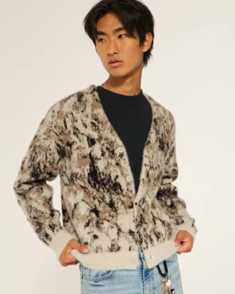 Boxy Fuzzy Cardigan