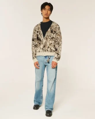 Boxy Fuzzy Cardigan