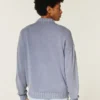 Boxy Graphic Crew Sweater