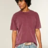 Boxy Heavyweight Cotton Crew T-Shirt