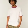 Boxy Heavyweight Cotton Crew T-Shirt