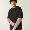 Boxy Heavyweight Micro Logo Crew T-Shirt