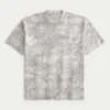 Boxy Heavyweight Micro Logo Crew T-Shirt
