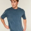 Boxy Heavyweight Washed Cotton Crew T-Shirt