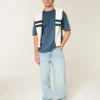 Boxy Heavyweight Washed Cotton Crew T-Shirt