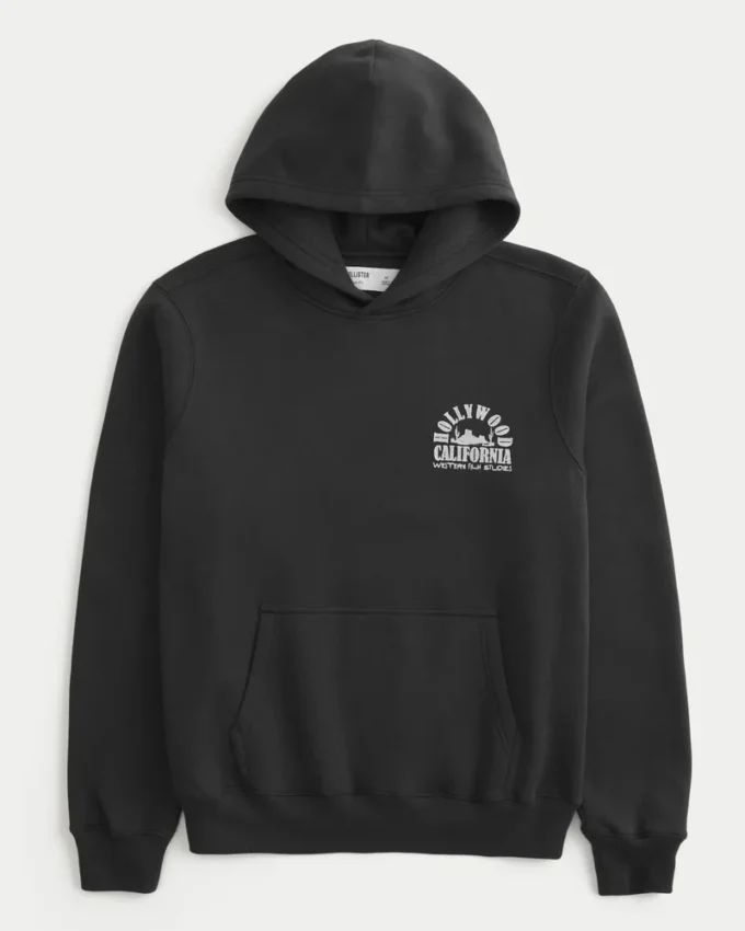 Boxy Hollywood Graphic Hoodie Boxy Hollywood Graphic Hoodie