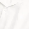Boxy Short-Sleeve Linen-Blend Shirt