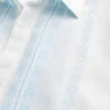 Boxy Short-Sleeve Striped Shirt
