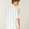 Boxy Short-Sleeve Sweater Polo