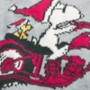 Boxy Snoopy Graphic Crew Sweater