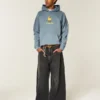 Boxy SpongeBob SquarePants Graphic Hoodie Boxy SpongeBob SquarePants Graphic Hoodie