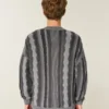 Boxy Striped Crew Sweater