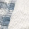 Boxy Thermal-Lined Flannel Shirt