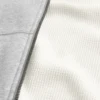 Boxy Thermal-Lined Zip-Up Hoodie