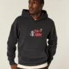 Boxy Tom and Jerry Graphic Hoodie Boxy Tom and Jerry Graphic Hoodie