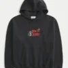 Boxy Tom and Jerry Graphic Hoodie Boxy Tom and Jerry Graphic Hoodie