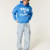 Boxy Yale Bulldogs Graphic Hoodie Boxy Yale Bulldogs Graphic Hoodie
