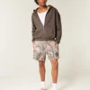 Boxy Zip-Up Hoodie