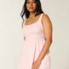 Button-Front Mini Dress