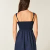 Button-Front Mini Dress