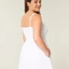 Button-Front Mini Dress