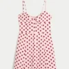 Button Mini Dress