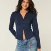 Button-Through Poplin Shirt