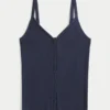 Button-Through Sweater Tank