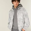 Camo Zip-Up Windbreaker Jacket