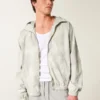 Camo Zip-Up Windbreaker Jacket
